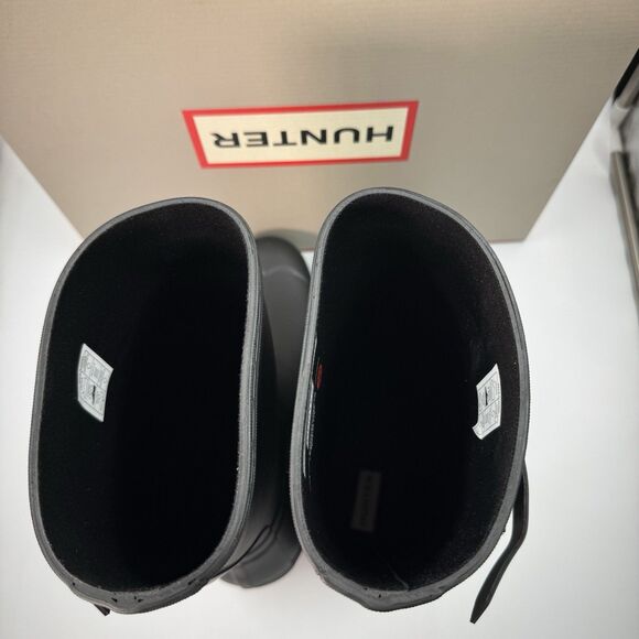 Hunter Women's Original Short Boot Black Matte US 9 Waterproof, Rain Boot New - Picture 11 of 16